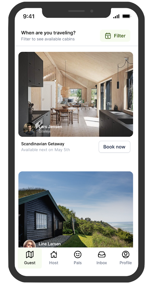CabinPals app preview